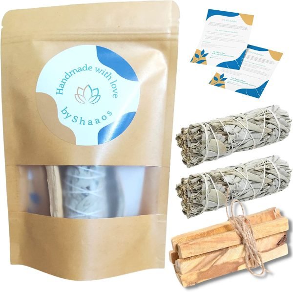 Sauge Blanche Purification à Bruler x 2 + Palo Santo Encens Naturel